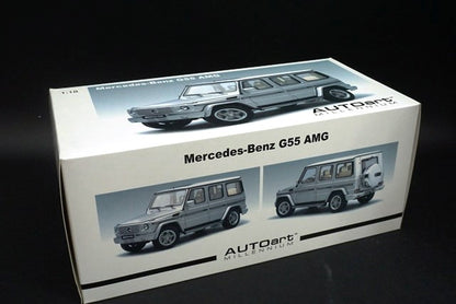 1:18 AUTOart 76247 Mercedes Benz G55 AMG Silver model car