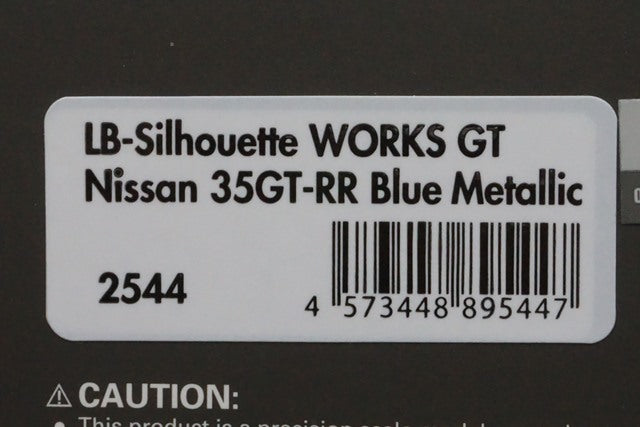 1:43 ignition model IG2544 LB Silhouette Works GT Nissan 35GT-RR Blue Metallic