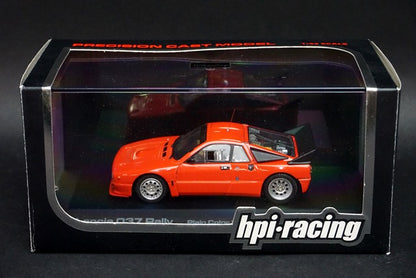 1:43 HPI 960 Lancia 037 Rally Plain Color Model Red