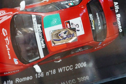 1:43 SPARK S0478 Alfa Romeo 156 WTCC 2006 #18 Salvatore Tavano