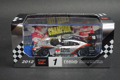 1:43 EBBRO 44897 S Road REITO MOLA GT-R Champion Super GT500 2012 #1 model car