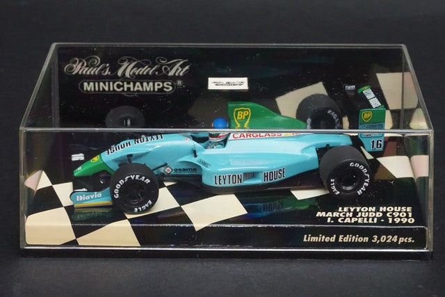 1:43 MINICHAMPS 400900016 Leyton House March JUDD C901 I.Capelli 1990 #16