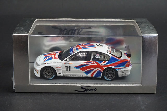 1:43 SPARK S0422 BMW 320 ETCC Champion 2004 #11 A.Priaulx model car