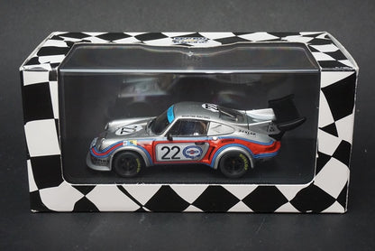 1:43 EBBRO 44308 Porsche 911 RSR Turbo LM 24h 1974 #22 Martini model car