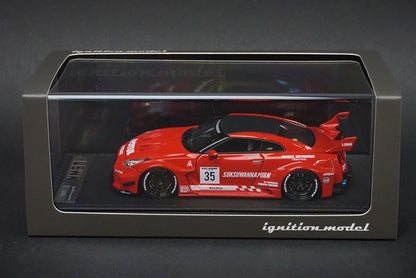 1:43 ignition model IG2550 LB Silhouette Works GT Nissan 35GT-RR Red