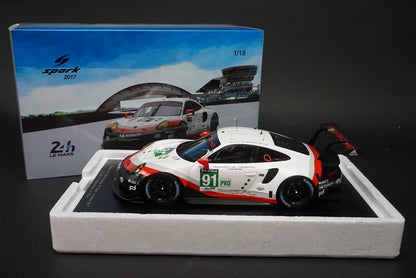 1:18 SPARK 48S329 Porsche 911 RSR Le Mans 2017 #91