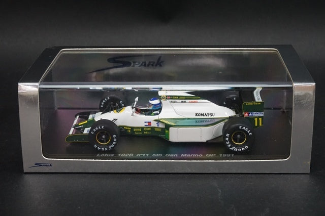 1:43 SPARK S1676 Lotus 102B 5th San Marino GP 1991#11 M.Hakkinen