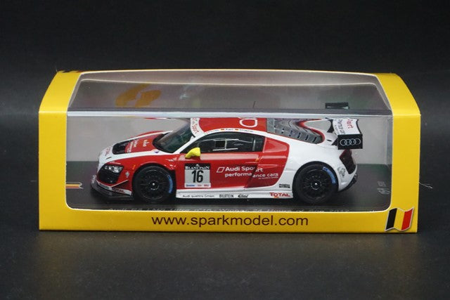 1:43 SPARK SB027 Audi R8 LMS Ultra SPA 24h Winner 2012 #16