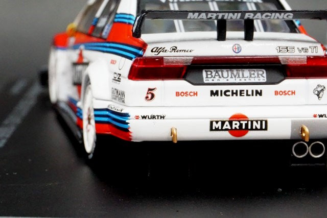 1:43 HPI 8092 Alfa Romeo 155V6 TI ITC Set 1996 #5 #6 MARTINI