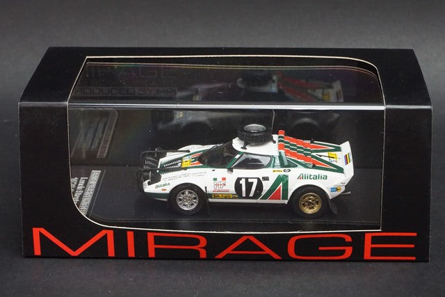 1:43 HPI 8296 Mirage Lancia Stratos HF Safari 1976 #17 Official Website Limited