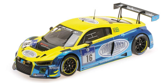 155161116 MINICHAMPS 1:18 Audi R8 LMS TWIN BUSCH MOTORSPORT 24H Nurburgring 2016 RAST/BUSCH/BUSCH/MAMEROW