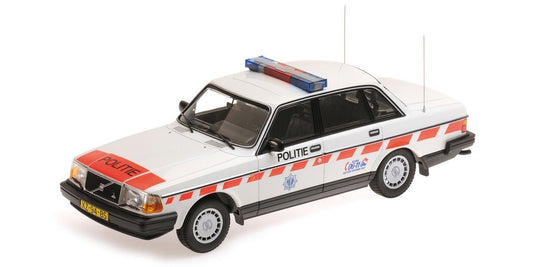 155171498 MINICHAMPS 1:18 Volvo 240 GL 1986 Dutch POLITIE NETHERLANDS Police Car model cars