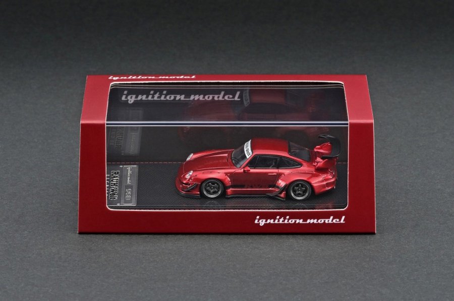 IG2154 ignition model 1:64 RWB 993 Red Metallic