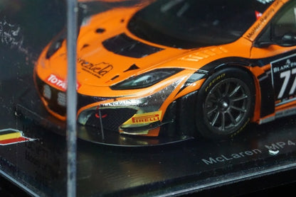 1:43 SPARK SB057 McLaren MP4-12C SPA 24h 2013 #77 model car