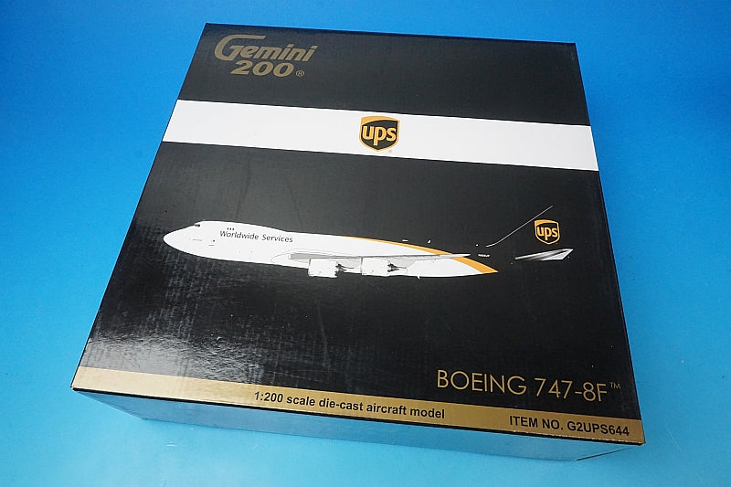 1:200 B747-8F UPS United Parcel N605UP G2UPS644 Gemini