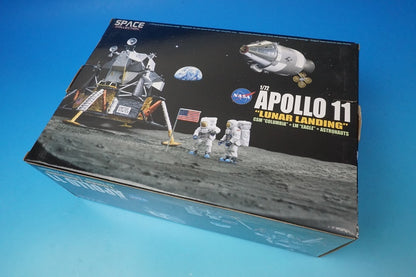 1:72 NASA Apollo 11 CSM Command Module Mechanical Ship & Lunar Module w Lunar Base 50381 Dragon