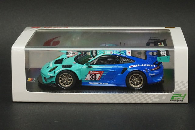 1:43 SPARK SG690 Porsche 911 GT3R Falken Motorsports Nurburgring 24h 2020 #33