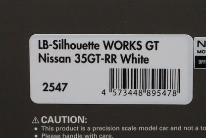 1:43 ignition model IG2547 LB Silhouette Works GT Nissan 35GT-RR White