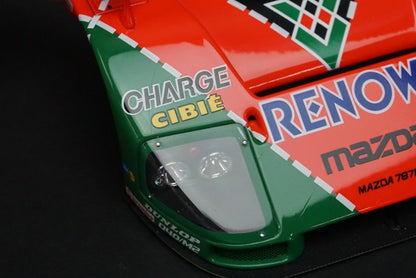 1:18 AUTOart 89142 Mazda 787B Le Mans Winner 1991 #55 with Trophy