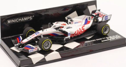 417210109 MINICHAMPS 1:43 Uralkali Haas F1 Team VF-21 Nikita Mazepin Bahrain GP2021