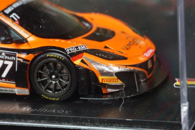 1:43 SPARK SB057 McLaren MP4-12C SPA 24h 2013 #77 model car