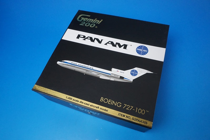 1:200 B727-100 PANAM N357PA G2PAA308 Gemini