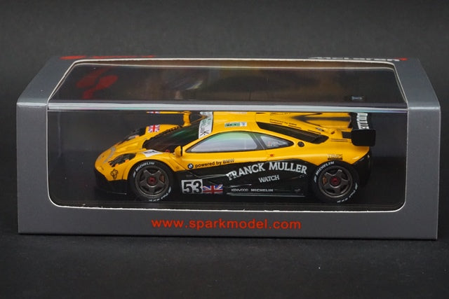 1:43 SPARK S4732 McLaren F1 GTR Le Mans 1996 #53 Franck Muller