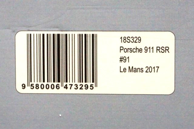 1:18 SPARK 48S329 Porsche 911 RSR Le Mans 2017 #91