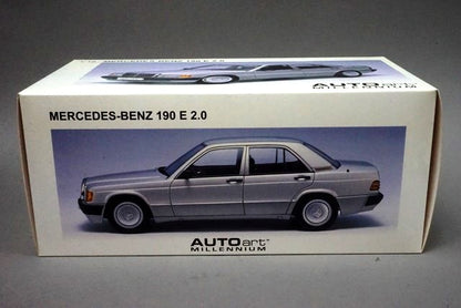 1:18 AUTOart 76134 Mercedes Benz 190E 2.0 Brilliant Silver Metallic