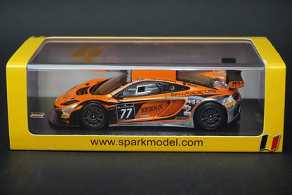 1:43 SPARK SB057 McLaren MP4-12C SPA 24h 2013 #77 model car