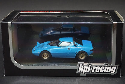 1:43 HPI 986 Lancia Stratos HF Stratare Light Blue Lancia Club Custom