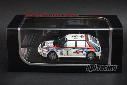 1:43 HPI 8180 Lancia Delta HF Integrale Safari Rally 1992 #1 MARTINI