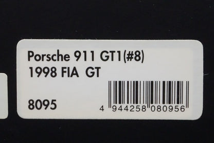 1:43 HPI 8095 Porsche 911 GT1 FIA GT 1998 #8 Mobil1 model cars