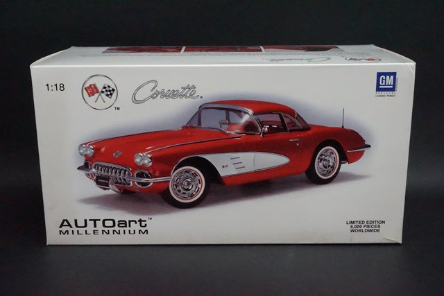 1:18 AUTOart 71141 Chevrolet Corvette 1959 ROMAN Red