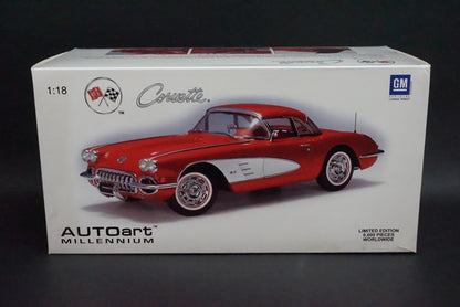 1:18 AUTOart 71141 Chevrolet Corvette 1959 ROMAN Red