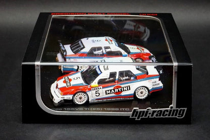 1:43 HPI 8092 Alfa Romeo 155V6 TI ITC Set 1996 #5 #6 MARTINI