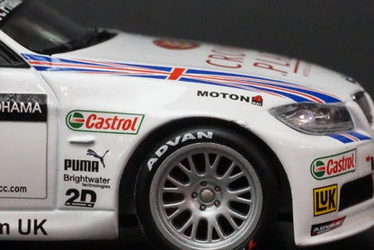 1:43 MINICHAMPS 400072601 BMW 320si BMW Team UK WTCC Porto Champion 2007 #1 A.Priaulx