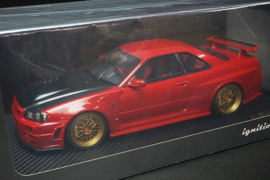 1:18 ignition model IG0016 NISMO R34 GT-R Z Tune Red model cars