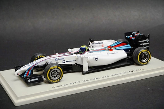 1:43 SPARK S3079 Williams FW36 F.Massa 2014 #19 model car