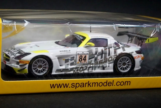 1:43 SPARK SB039 Mercedes-Benz SLS AMG GT3 SPA 24h Winner 2013 #84