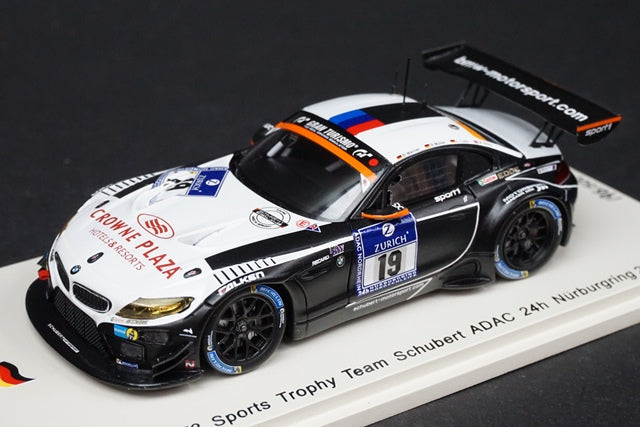 1:43 SPARK SG156 BMW Z4 GT3 ADAC Nurburgring 24h 2014 #19 model car