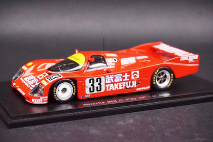 1:43 SPARK S1912 Porsche 962C Le Mans 10th 1988 #33