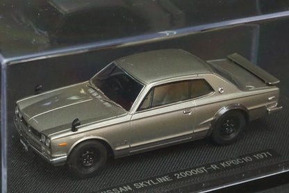 1:43 EBBRO 44025 Nissan Skyline 2000GT-R KPGC10 1971 Silver