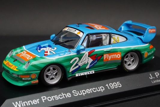 1:43 MINICHAMPS 430956524 Porsche 911 Porsche Super Cup Winner 1995 #24 J.P.Malcher