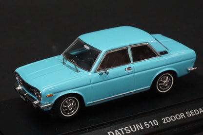 1:43 TOMICA EBBRO TOMYTEC 204886 Datsun 510 2door Sedan Blue model car