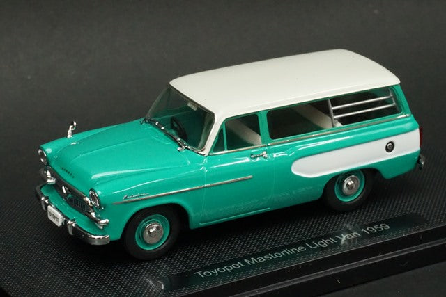 1:43 EBBRO 44342 Toyopet Masterline Light Van 1959 Light Green