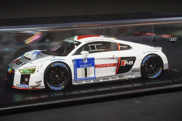 1:43 SPARK SG206 Audi R8 LMS Nurburgring 24h 2015 #1 Phoenix model car