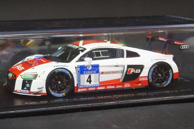 1:43 SPARK SG210 Audi R8 LMS Nurburgring 24h 2015 #4 Phoenix model car