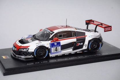 1:43 SPARK SG128 Audi R8 LMS Ultra ADAC Nurburgring 24h winner 2014 #4