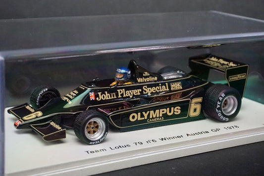 1:43 SPARK LOT-SPK-79AUT Planex Team Lotus 79 Austrian GP 1978#6 R. Peterson JPS